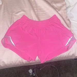 pink lululemon shorts